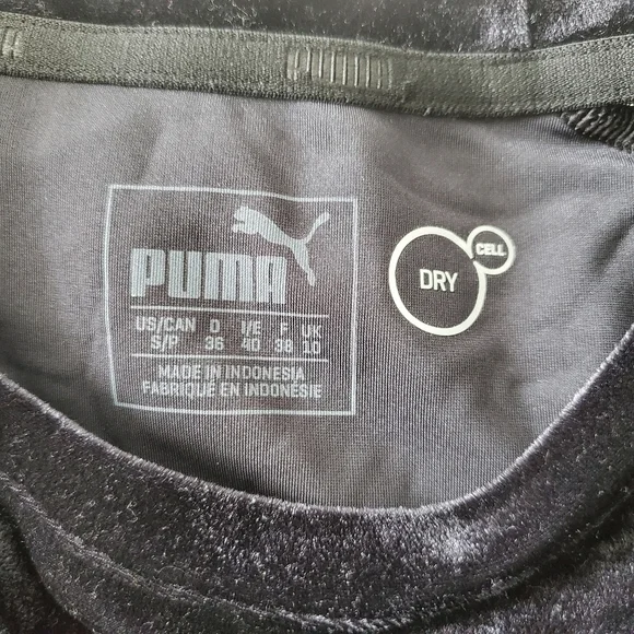 Puma Active Training Explosive Velvet Crop Top - Picture 3 of 3